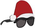 Santa Hat Glasses