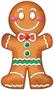 Gingerbread Man Cookie Stand-Up