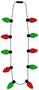 Light-Up Christmas Light Bulb Necklace