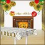 Metallic Holiday Expressions Tablecover