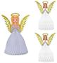Vintage Christmas Angel Ctrpc Set