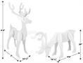3-D Reindeer Props
