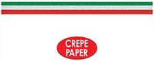 FR Red, White & Green Crepe Streamer