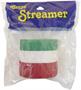 FR Red, White & Green Crepe Streamer