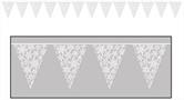Snowflake Pennant Banner