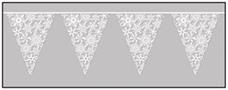 Snowflake Pennant Banner