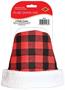 Plaid Santa Hat