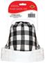 Plaid Santa Hat