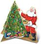 3-D Santa w/Tree Centerpiece