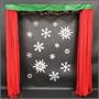 Plastic Die-Cut Snowflakes