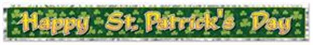 Met Happy St Patrick's Day Fringe Banner
