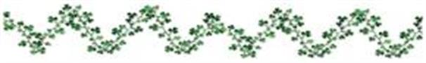 Gleam 'N Flex Shamrock Garland