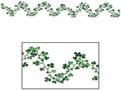 Gleam 'N Flex Shamrock Garland
