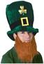 Plush Leprechaun Hat w/Beard
