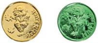 Lucky Leprechaun Plastic Coins