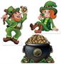 Leprechauns & Pot O' Gold Stand-Ups