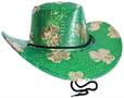 Sequined St. Patrick's Day Cowboy Hat