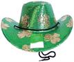 Sequined St. Patrick's Day Cowboy Hat