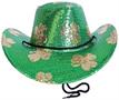 Sequined St. Patrick's Day Cowboy Hat
