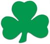 Pkgd Printed Shamrock Cutouts