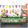 Metallic Happy Easter Fringe Banner
