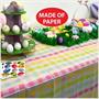 Plaid Paper Tablecover