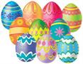 Mini Easter Egg Cutouts
