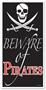 Beware Of Pirates Door Cover