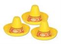 Miniature Yellow Plastic Sombrero