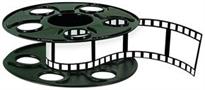 Movie Reel w/Filmstrip Centerpiece