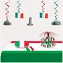 Italian Flag Mini Cascade Centerpiece