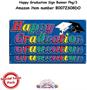 Happy Graduation Sign Banner