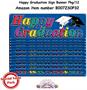 Happy Graduation Sign Banner