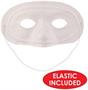 White Half Mask