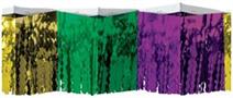 2-Ply Diamond Metallic Fringe Drape