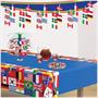 International Flag Ceiling Decor