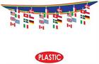 International Flag Ceiling Decor