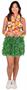 Tropical Fern Leaf Hula Skirt