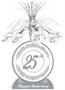 "25th" Anniversary Centerpiece