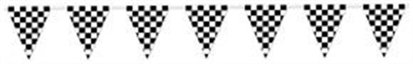 Checkered Pennant Banner