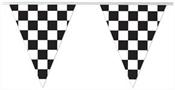 Checkered Pennant Banner