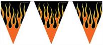 Flame Pennant Banner