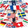 International Flag Cascade Centerpiece