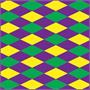 Printed Mardi Gras Table Runner
