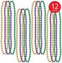 Mardi Gras Small Round Beads
