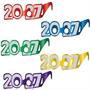 2027 Glittered Foil Eyeglasses