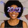 2027 Glittered Foil Eyeglasses