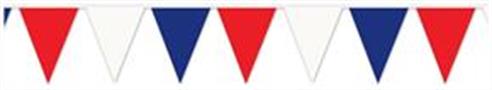Red, White & Blue Pennant Banner