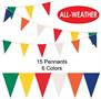 Multi-Color Pennant Banner