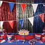 Red, White & Blue Pennant Banner
